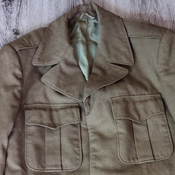 Vintage Jacket Military 1940s 1950s US Army made in Japan - Picture 5 of 8